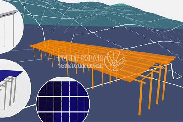 Egret-aurinko parantaa Trackeria, maastotyökaluja laajamittaiseen PV-suunnitteluun