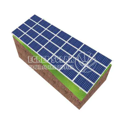 Solar Pile Foundation Ground Mounting System